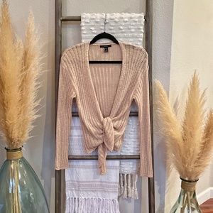 Forever 21 Dusty Pink Knit Cardigan - Size S